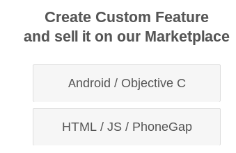 Creating and Selling Mobile Features