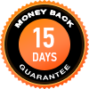 Money Back Guarantee 15 days