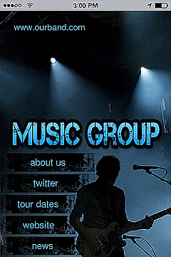 Music Band Theme App Templates