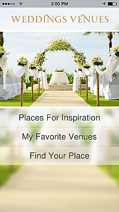 Wedding Venues App Templates