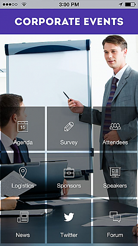 Corporate Events 3 App Templates