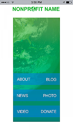 Nonprofit Organization App App Templates