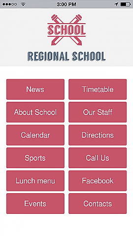 Regional School 2 App Templates