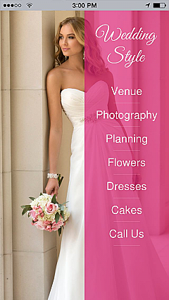 Wedding Style 2 App Templates