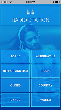 Online Radio App Templates