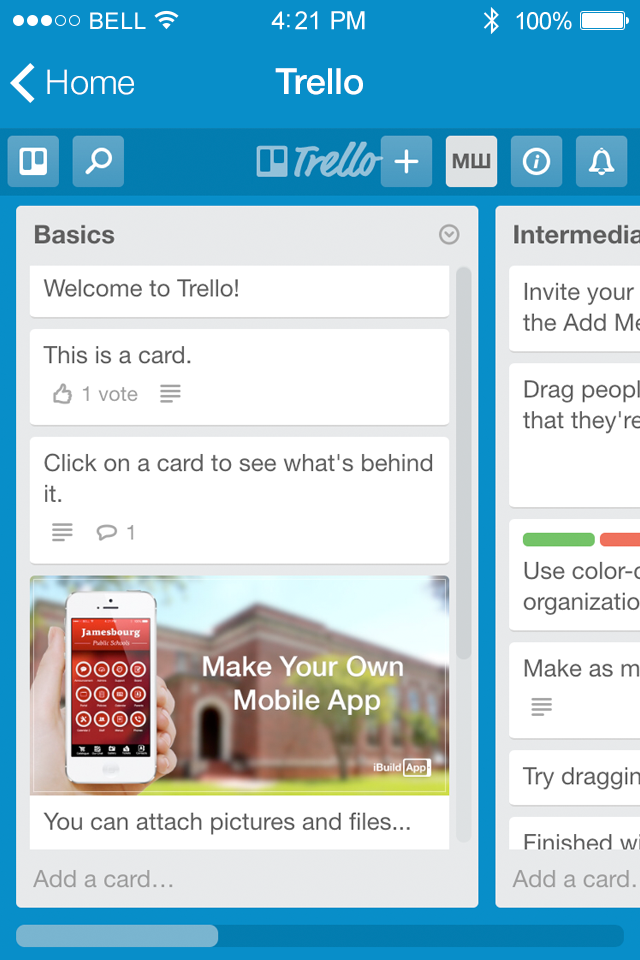 Trello App Features