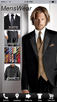 MENS STORE App Templates