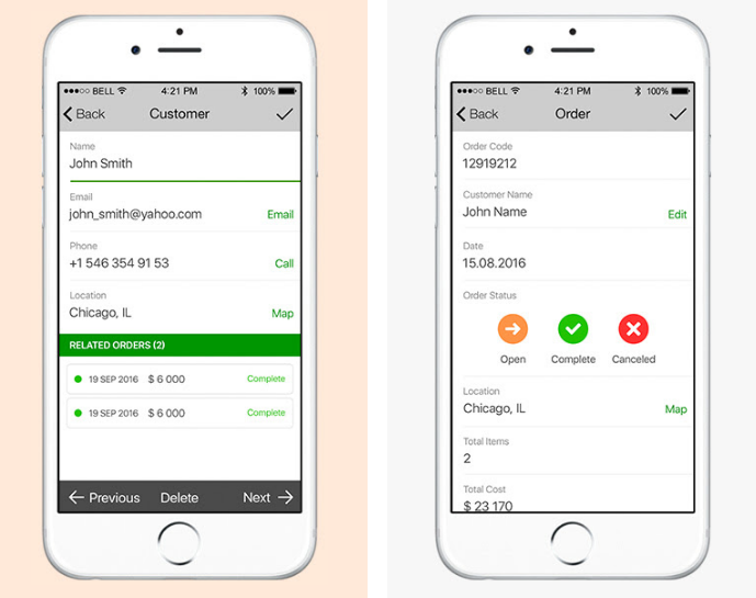 Mobile Order Management